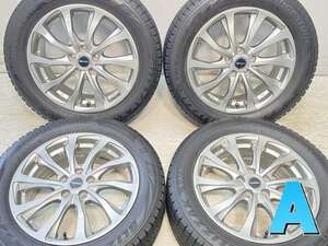 中古タイヤ スタッドレスタイヤ ホイールセット 4本セット 205/55R16 　 BALMINUM 16x6.5 48 100-5穴 ブリヂストン ブリザック VRX2