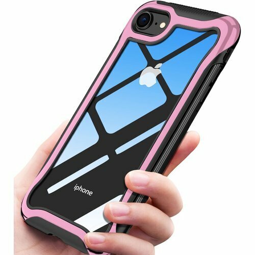 iPhone SE3 用ケース 第3世代 iPhone ヤレス充電 手触り良い 携帯カバー ピンク SJ7.47 801