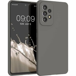 kwmobile スマホケース 対応: Samsung シリコン カバー - 耐衝撃 傷防止 サラサラ Case 1114