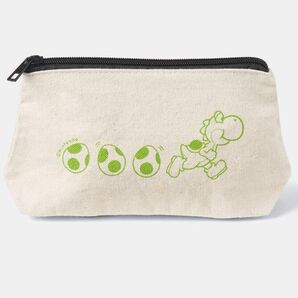 【未使用】Nintendo ヨッシー キャンバス ポーチ 小物入れ ペンケース 非売品
