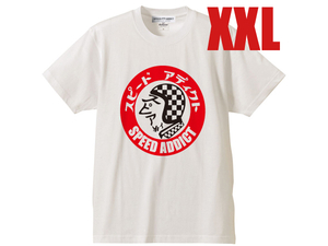 SPEED ADDICT TRADE MARK T-shirt XXL/Tシャツharleyハーレーチョッパーバイク乗りchopperアメカジ古着usaアメリカヴィンテージ50s80s90s