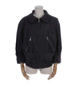 極美品　Louis Vuitton ルイヴィトン　シルク製　薄手コート　ジャケット　黒　ブラック　３８　M相当