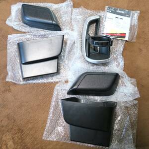 3 point TOYOTA TZ Toyota original option 90NOAH Noah 90 series 90VOXY Voxy 90 series exclusive use drink holder side BOX waste basket unused . close outright sales 