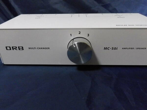 中古美品　ORB Audio MC-S0i 3ch パワーアンプ／スピーカ　セレクター　定価：32,450