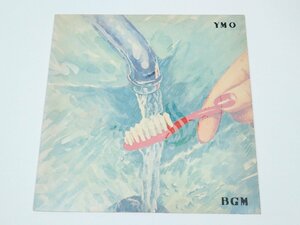 LP YMO / BGM / ワイエムオー / Yellow Magic Orchestra / ALR-28015 / 細野晴臣 / 高橋幸宏 / 坂本龍一 / レコード