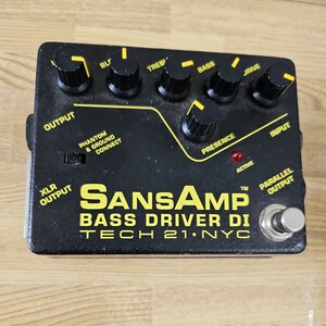 TECH21 SANSAMP BASS DRIVER DI