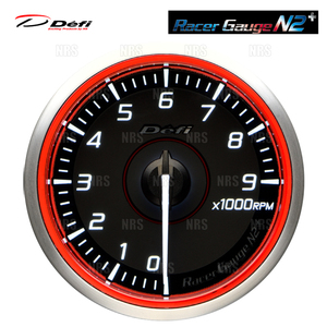 Defi Defi Racer gauge N2+ (φ60/ red ) tachometer 0~9000RPM (DF19902