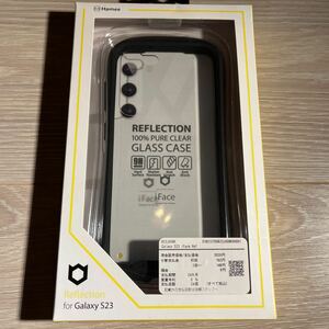 【新品未使用・未開封】Galaxy S23用 iFace Reflection強化ガラスクリアケース／ブラック R23J008K
