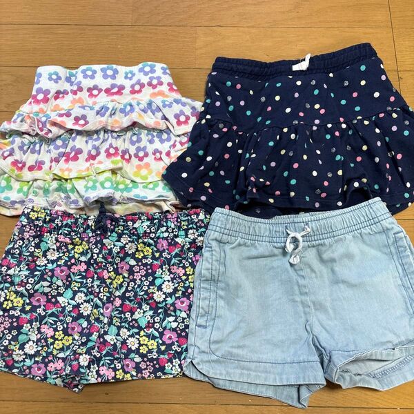 ショートパンツ 女の子 海外メーカー 100 110 4歳 カーターズ ジャンピングビーンズ コストコ