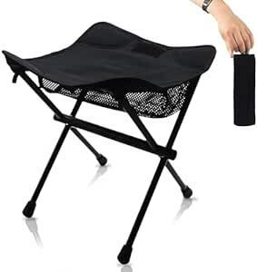 HADUKI アウトドアチェア 折りたたみ椅子 キャンプイス 3way使用 コンパクト 超軽量 耐荷重100kg アルミ 携帯便利