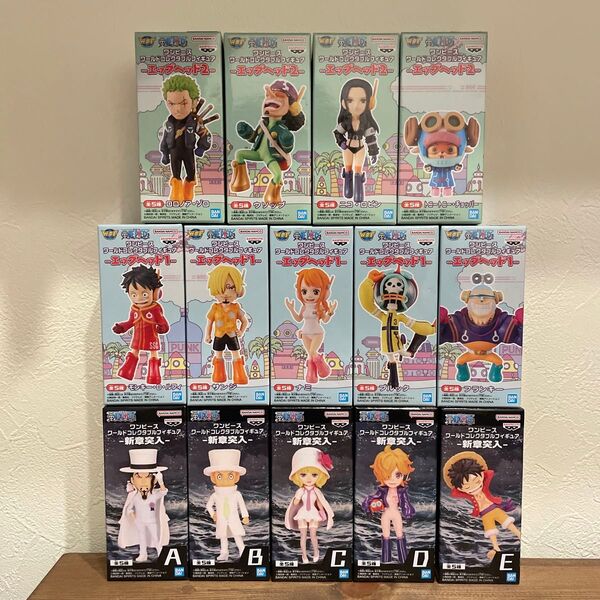 【14種セット】ワンピース ワールドコレクタブルフィギュア ワーコレ エッグヘッド1 2 新章突入