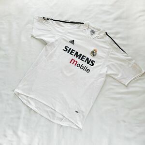 REAL MADRID レアル・マドリード マドリッド 04/05 HOMEユニ ZIDANE ジダン No.5 4XO サッカー レプリカ ゲームシャツ 【1スタ】