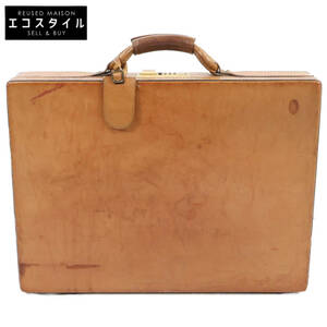 1 jpy hartmann Heart man Brown cow leather attache case / trunk case business bag men's 