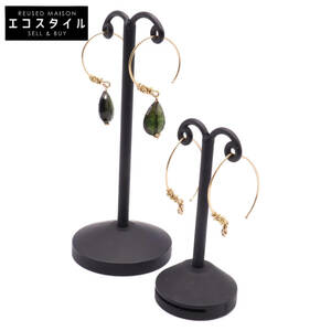1 jpy MIZUKImizkiK14 caviar beads hook earrings 2 point set earrings Gold / black lady's 