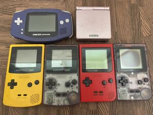 [ Junk ] Game Boy 6 point set advance advance SP color pocket GAME BOY nintendo retro game 