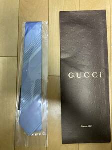 GUCCIネクタイ　青