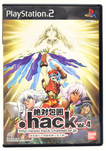 【中古】 PS2 .hack//絶対包囲 Vol.4 ケース・説明書付 プレステ2 ソフト