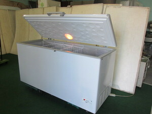 未使用 Haier 冷凍ストッカー 1ドア冷凍庫 JF-MNC519A 上開き 519L(0521BI)7CY-13