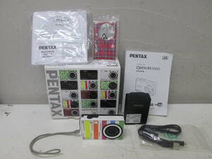 (25)♪PENTAX ペンタックス Optio オプティオ RS1000 コンパクトデジタルカメラ 充電器・バッテリー・取説付き 通電・動作確認済み