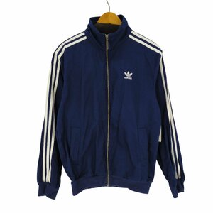 adidas(アディダス) ジップアップトラックジャケット トレファイルロゴ コットン ウーブンジャケット 中古 古着 0249