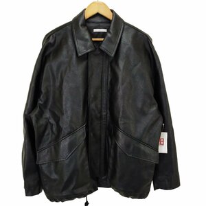 WYM LIDNM(ウィム バイ リドム) FAUX LEATHER MILITARY BLOUSON メ 中古 古着 0243