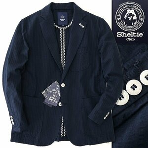  new goods shell tea Club 24SSsia soccer jacket L navy blue [SH1441100_791] spring summer men's Sheltie Club cotton summer blaser 
