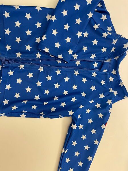 ラッシュガード ブルー 星印 80cm 中古 ホットビッケッツ