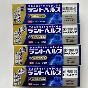 【匿名発送】デントヘルス 薬用ハミガキ SP メディカルハーブミント 90g×4個