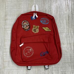 未使用 Hiroshima Toyo Carp Backpack 広島 東洋 カープ マスコット ロゴ ワッペン 刺繍 リュック リュックサック バックパック 大