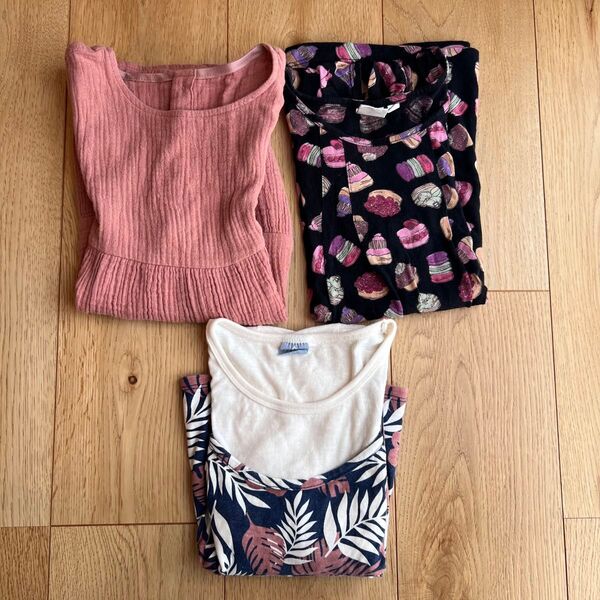 夏服 幼児服 キッズ 120 チュニック 半袖 トップス セット