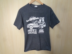 T91◆PORT&COMPANY製 NOBODY TRASHES TENNESSEE Lynchburg litter patrol 半袖Tシャツ◆Sサイズ グレー US古着 輸入古着 ネコポス発送 6F