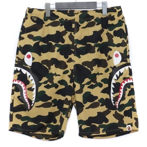 A BATHING APE Camo Side Shark Beach Shorts XL 001SPI301020M アベイシングエイプ カモサイドシャークビーチショーツ ショートパンツ