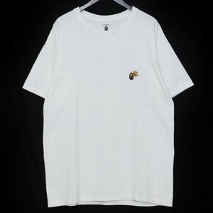 A BATHING APE × READYMADE コラボロゴTシャツ XLサイズ ホワイト アベイシングエイプ レディメイド 半袖カットソー