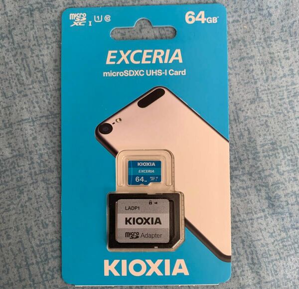 キオクシア　KIOXIA　EXCERIA　microSDXCメモリカード64GB 64 SD変換アダプター　メモリカード SD