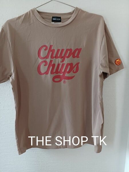 Tシャツ 半袖　メンズ　Mサイズ　シェルテック　THE　SHOP TK チュッパチャプス　コラボ　美品