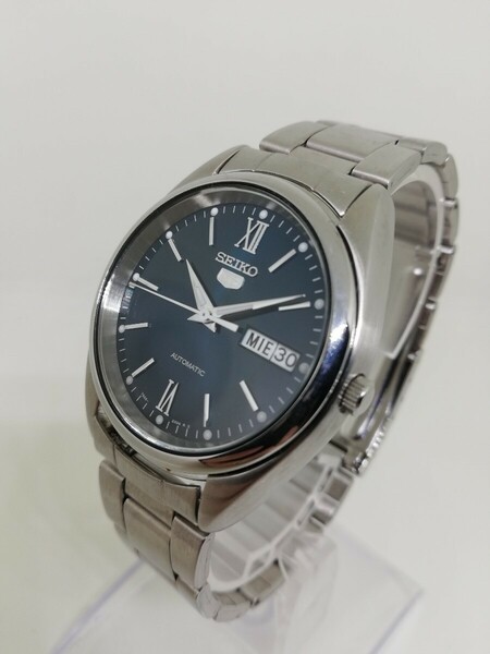 【稼働品】SEIKO セイコーファイブ 7S26-0430 デイデイトメンズ自動巻腕時計