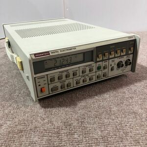 ADVANTEST アドバンテスト TR8652 DIGITAL ELECTROMETER デジタルエレクトロメータ 通電OK 現状品