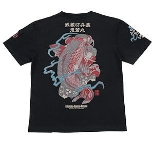 爆裂爛漫娘/牛若丸/Tシャツ/黒/M/rmt-291/エフ商会/テッドマン/カミナリモータース