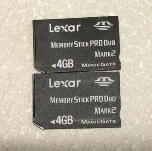 まとめ売り メモリースティック 4GB Lexar PRO フォーマット済み メモリースティックプロデュオ メモリーカード Duo MEMORY STICK DUO
