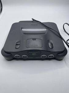 【ゲーム機 】ニンテンドー 64 NINTENDO 64ブラック 動作未確認