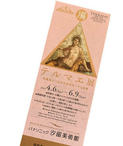 [ Teruma e exhibition ] Panasonic .. art gallery invitation ticket 