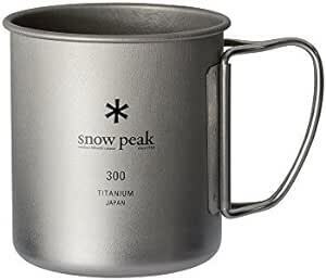 スノーピーク(snow peak) マグ・チタン シングルマグ 容量300ml MG-142 コップ 軽量 アウトドア キャン