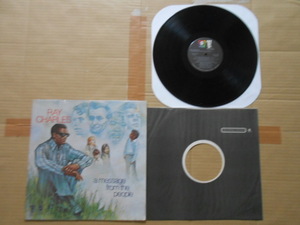 LP Ray Charles 「A MESSAGE FROM THE PEOPLE」輸入盤 ABCX-755/TRC シュリンク付き 盤両面に擦れと微かなかすり傷 ジャケットの右下に窪み