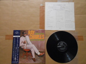 LP Ray Charles 「カントリー・アンド・ウェスターン・ソングを歌う MODERN SOUNDS IN COUNTRY & WESTERN」 貴重 国内盤 Stereo SH53