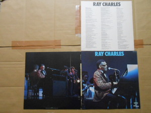 LP Ray Charles 「SUPERDISC … ‘77」 国内盤 2枚組 GEM1247/8 シュリンク付き 盤2枚は綺麗 ジャケット・解説・歌詞に軽いシミ 全24曲