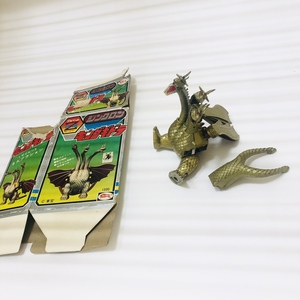 [WA-0601.1-9HS]1 иен старт! bullpet сплав Z цинк long King Giddra retro коллекция античный игрушка Showa утиль 