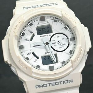 CASIO カシオ G-SHOCK ジーショック GA-150-7A 腕時計 クオーツ アナデジ ホワイト 多機能 ステンレススチール カレンダー 動作確認済み