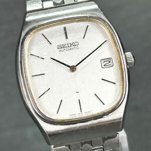 1970年代製 SEIKO セイコー AUTOMATIC オートマチック 2418-3040 腕時計 自動巻き アナログ ステンレス ヴィンテージ 亀戸製 動作確認済み