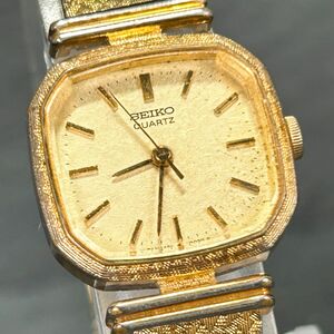 1970年代製 SEIKO セイコー QUARTZ クオーツ 1421-5030 腕時計 クオーツ アナログ ゴールド ヴィンテージ 亀戸製 スクエア 新品電池交換済