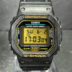 CASIO カシオ G-SHOCK ジーショック DW-5600E-9 メンズ デジタル 腕時計 ゴールド ブラック ラバーベルト ステンレス 新品電池交換済み